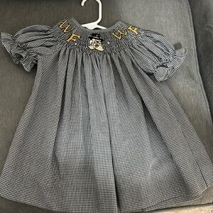Wake Forest smocked dress